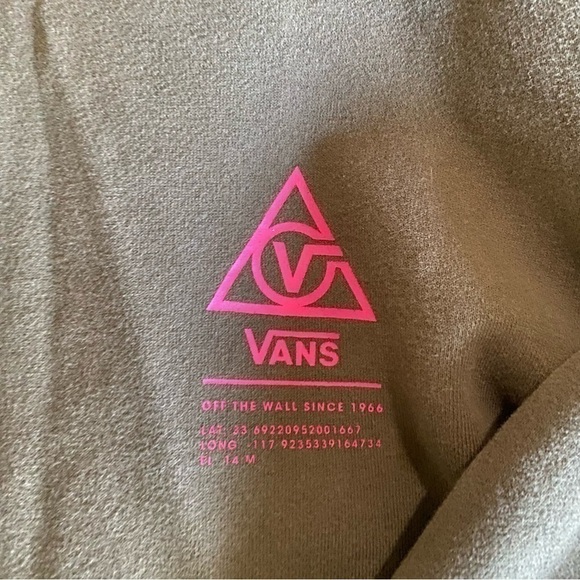 Vans 66 Supply Size XL Hooded Sweatshirt Hoodie Green & Pink Limited Edition - Picture 4 of 10